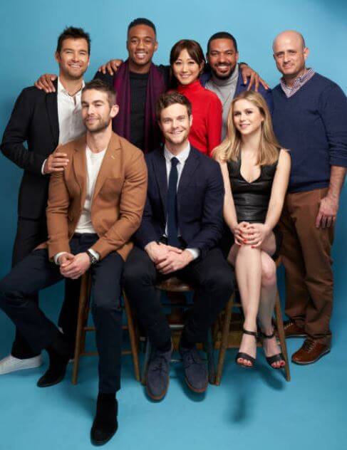 Antony Starr with his costar of ‘The Boys’.